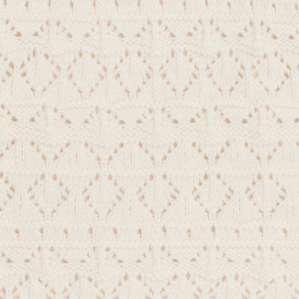 بلوفر كروشيه بدون أكمام للفتيات، اللون بيج